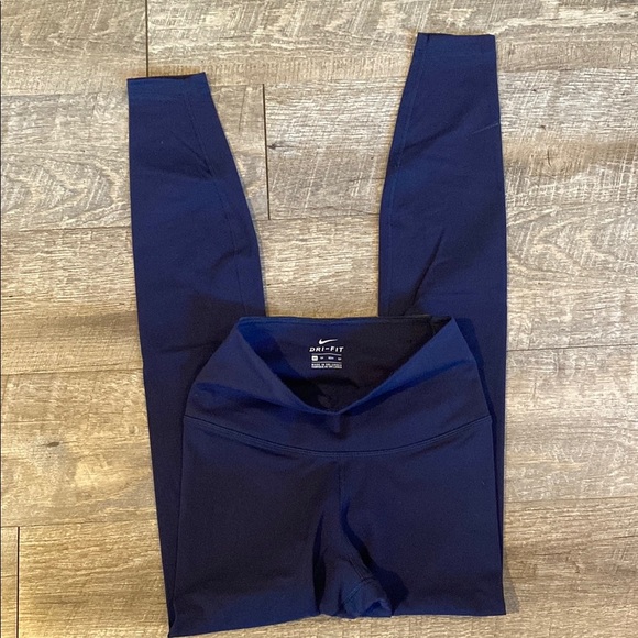 Nike Blue Leggings Athletic Fit - Picture 3 of 5